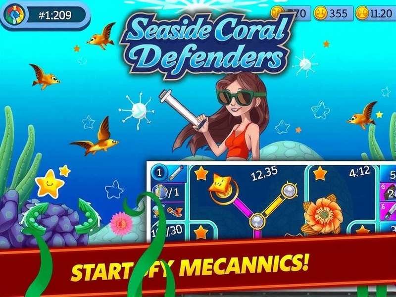 Seaside Coral Defenders Gameplay Mechanics